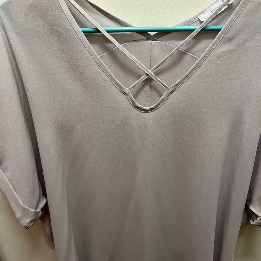 Grey loose top